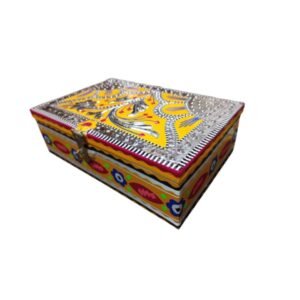 chamakpatti Box(25 by 17):Real Truck Art Design for Storage and Decoration