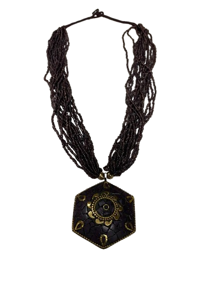 FASHION PEARL SHELL STYLE NECKLACE - Image 4