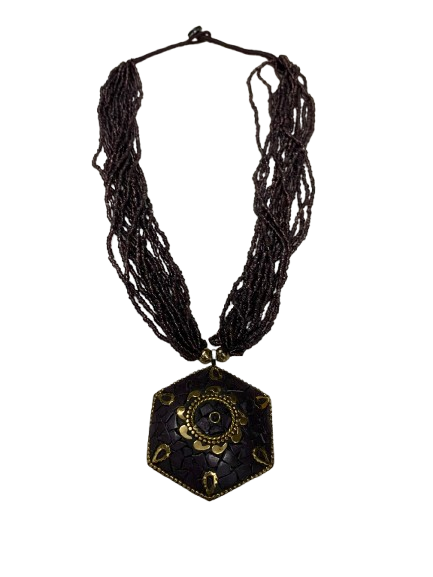 FASHION PEARL SHELL STYLE NECKLACE - Image 3