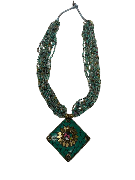 FASHION PEARL SHELL STYLE NECKLACE - Image 4