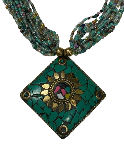 FASHION PEARL SHELL STYLE NECKLACE - Image 2