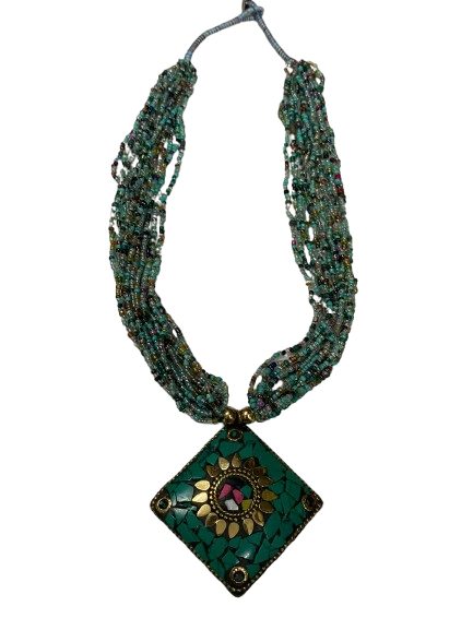 FASHION PEARL SHELL STYLE NECKLACE - Image 6