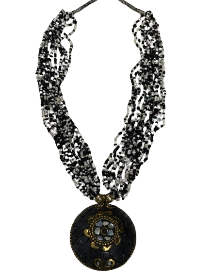 FASHION PEARL SHELL STYLE NECKLACE - Image 3