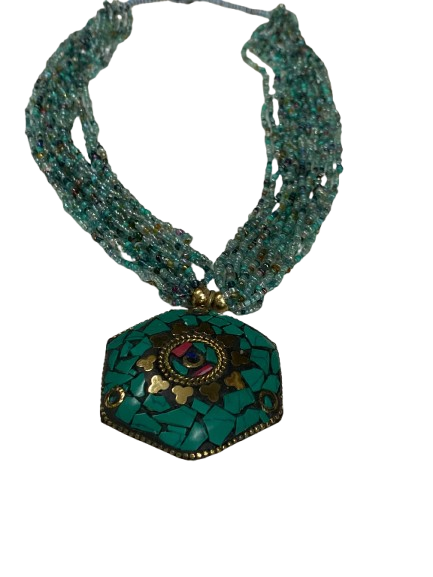 FASHION PEARL SHELL STYLE NECKLACE - Image 3