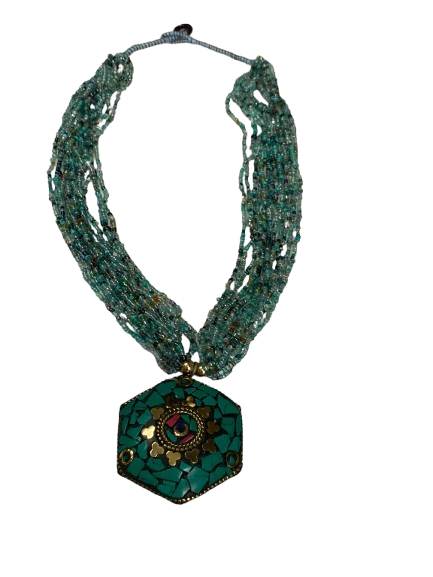 FASHION PEARL SHELL STYLE NECKLACE - Image 4