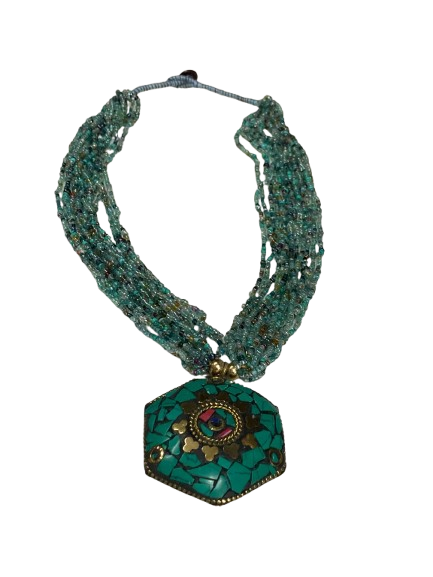 FASHION PEARL SHELL STYLE NECKLACE - Image 5