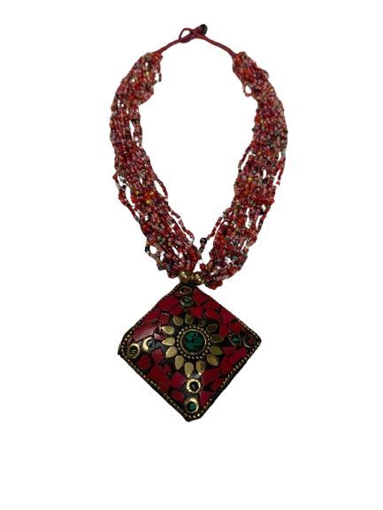 FASHION PEARL SHELL STYLE NECKLACE - Image 4