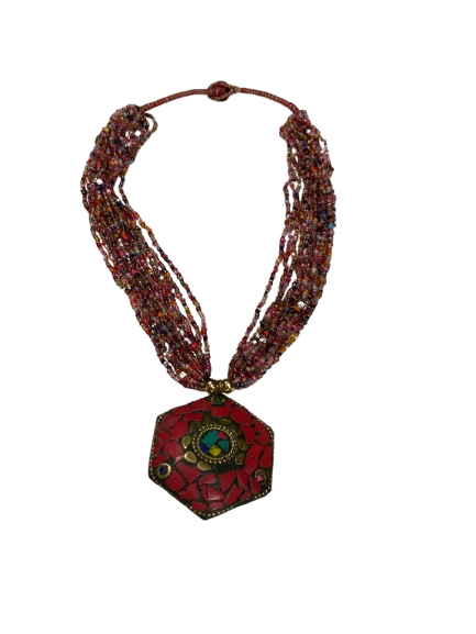 FASHION PEARL SHELL STYLE NECKLACE - Image 6