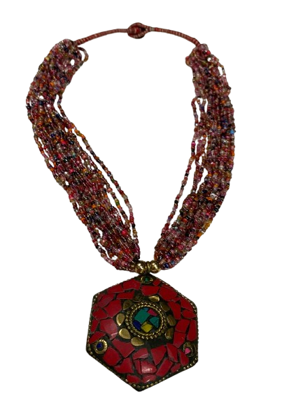 FASHION PEARL SHELL STYLE NECKLACE - Image 5