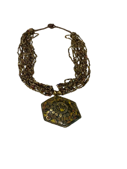 FASHION PEARL SHELL STYLE NECKLACE - Image 3