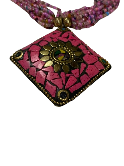 FASHION PEARL SHELL STYLE NECKLACE - Image 2