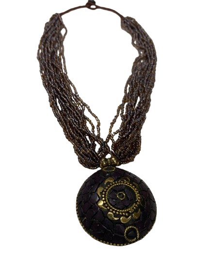 FASHION PEARL SHELL STYLE NECKLACE - Image 3