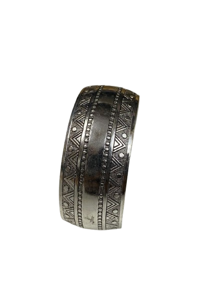 Totem Bangle Cuff Bracelet - Image 2