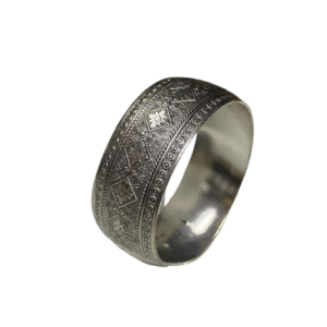 Totem Bangle Cuff Bracelet