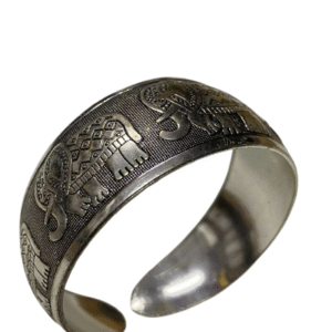 Totem Bangle Cuff Bracelet