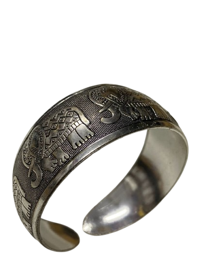 Totem Bangle Cuff Bracelet - Image 2