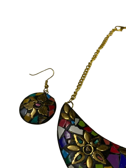 Afghani Necklace With Artificial Stone - Image 5