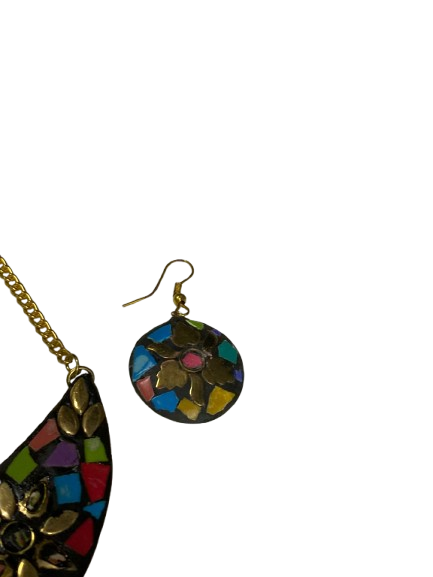 Afghani Necklace With Artificial Stone - Image 6