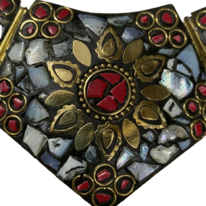 Afghani Necklace With Artificial Stone