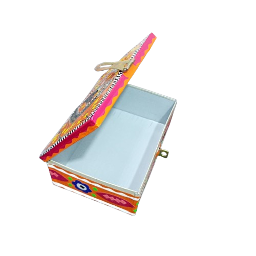 chamakpatti Box(15 by 10.5):Real Truck Art Design for Storage and Decoration - Image 4