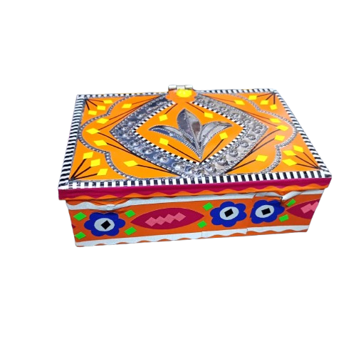 chamakpatti Box(15 by 10.5):Real Truck Art Design for Storage and Decoration - Image 6