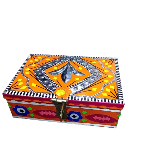 chamakpatti Box(15 by 10.5):Real Truck Art Design for Storage and Decoration - Image 8