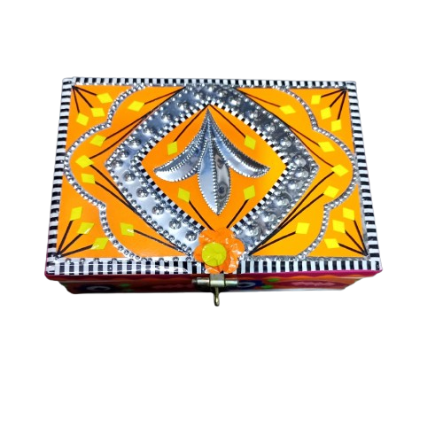 chamakpatti Box(15 by 10.5):Real Truck Art Design for Storage and Decoration - Image 9