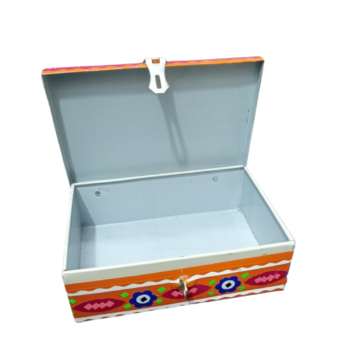 chamakpatti Box(20 by 13):Real Truck Art Design for Storage and Decoration - Image 4