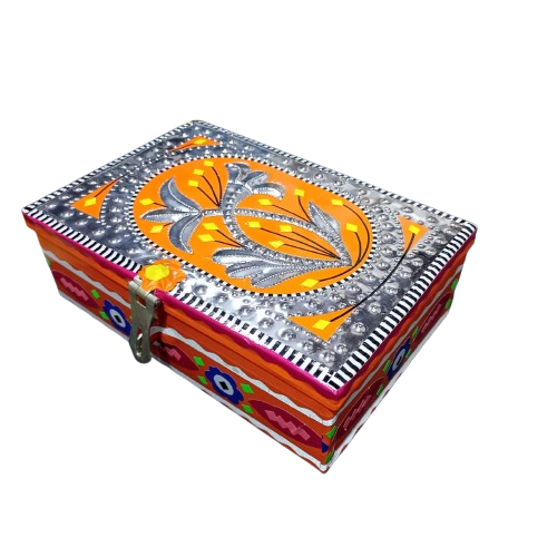 chamakpatti Box(20 by 13):Real Truck Art Design for Storage and Decoration - Image 2