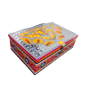 chamakpatti Box(24.5 by 16):Real Truck Art Design for Storage and Decoration