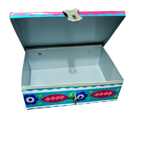 chamakpatti Box(15 by 10.5):Real Truck Art Design for Storage and Decoration - Image 4
