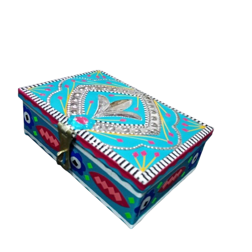chamakpatti Box(15 by 10.5):Real Truck Art Design for Storage and Decoration - Image 8