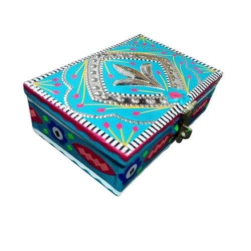 chamakpatti Box(15 by 10.5):Real Truck Art Design for Storage and Decoration - Image 2