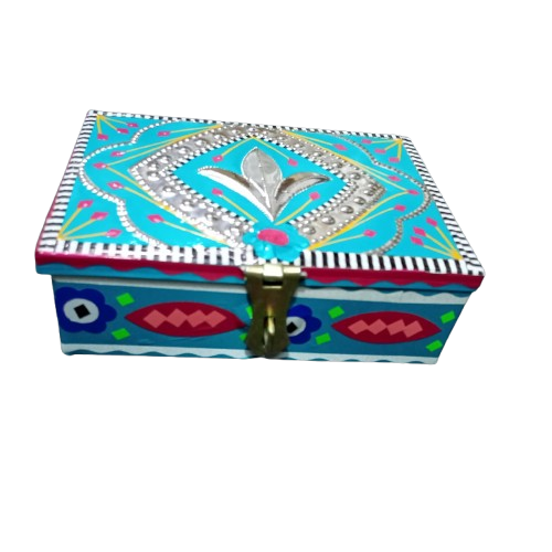 chamakpatti Box(15 by 10.5):Real Truck Art Design for Storage and Decoration - Image 9