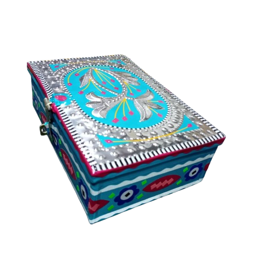 chamakpatti Box(20 by 13):Real Truck Art Design for Storage and Decoration - Image 9