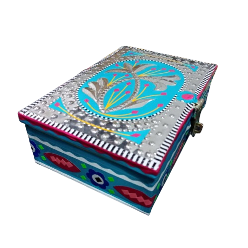 chamakpatti Box(20 by 13):Real Truck Art Design for Storage and Decoration - Image 2