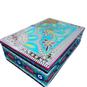 chamakpatti Box(24.5 by 16):Real Truck Art Design for Storage and Decoration