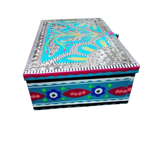 chamakpatti Box(24.5 by 16):Real Truck Art Design for Storage and Decoration - Image 6
