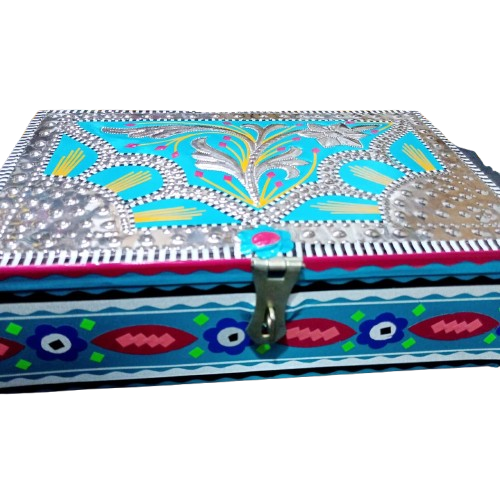 chamakpatti Box(24.5 by 16):Real Truck Art Design for Storage and Decoration - Image 7