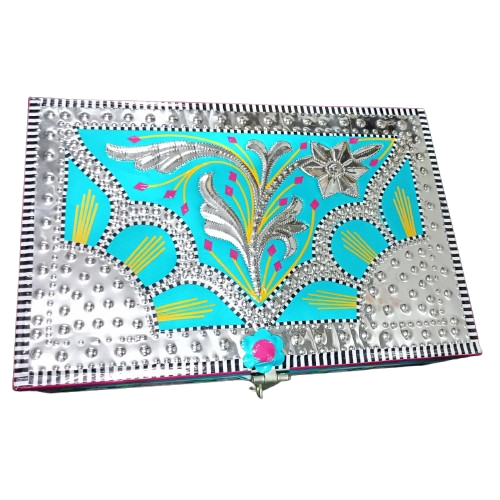 chamakpatti Box(24.5 by 16):Real Truck Art Design for Storage and Decoration - Image 9