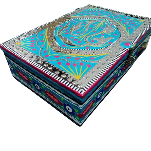 chamakpatti Box(27 by 18):Real Truck Art Design for Storage and Decoration - Image 2