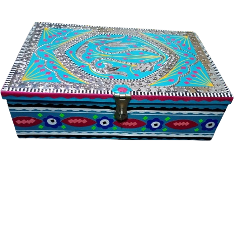 chamakpatti Box(27 by 18):Real Truck Art Design for Storage and Decoration - Image 9