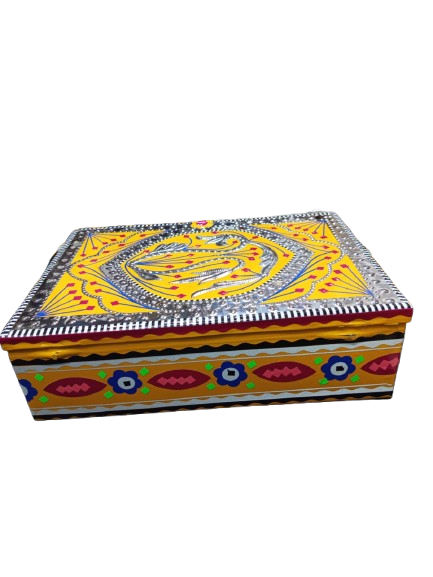chamakpatti Box(27 by 18):Real Truck Art Design for Storage and Decoration - Image 5