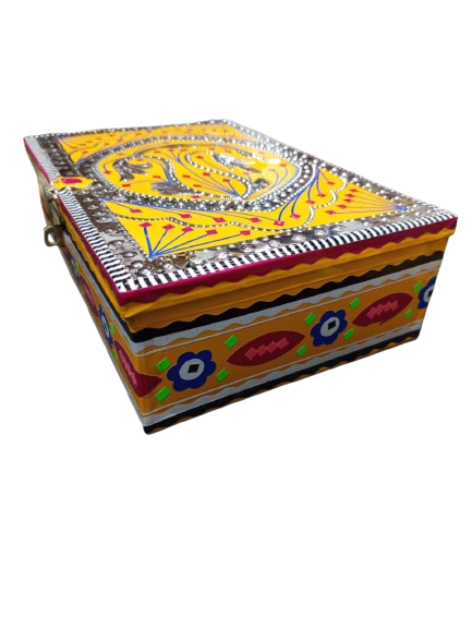 chamakpatti Box(27 by 18):Real Truck Art Design for Storage and Decoration - Image 2