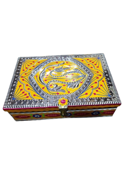chamakpatti Box(27 by 18):Real Truck Art Design for Storage and Decoration - Image 9