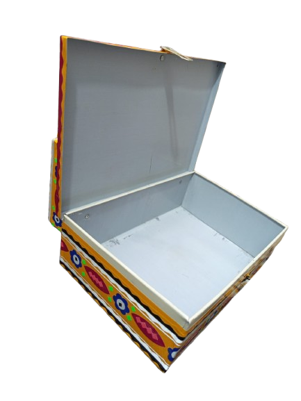 chamakpatti Box(27 by 18):Real Truck Art Design for Storage and Decoration - Image 6