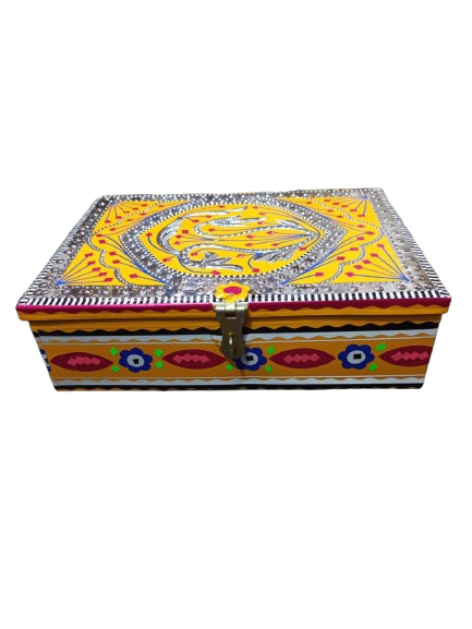 chamakpatti Box(27 by 18):Real Truck Art Design for Storage and Decoration - Image 8