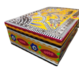 chamakpatti Box(24.5 by 16):Real Truck Art Design for Storage and Decoration