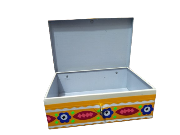 chamakpatti Box(20 by 13):Real Truck Art Design for Storage and Decoration - Image 8