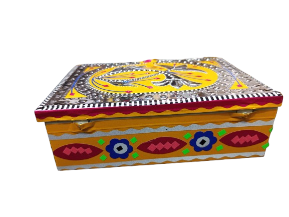 chamakpatti Box(20 by 13):Real Truck Art Design for Storage and Decoration - Image 7